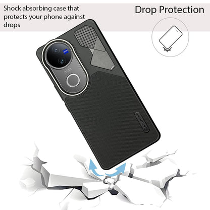 NIUKIN Fancy Super Frosted Dotted Case with Camera Ring for Vivo V50e