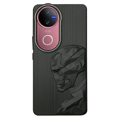 IR Superhero Side Face Prism Case with Metallic Camera Ring for Vivo V50