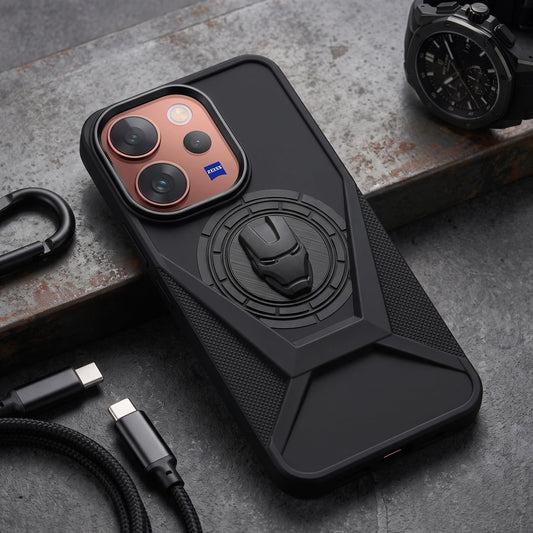 IR Superhero Armor Case with Camera Ring for Vivo 70