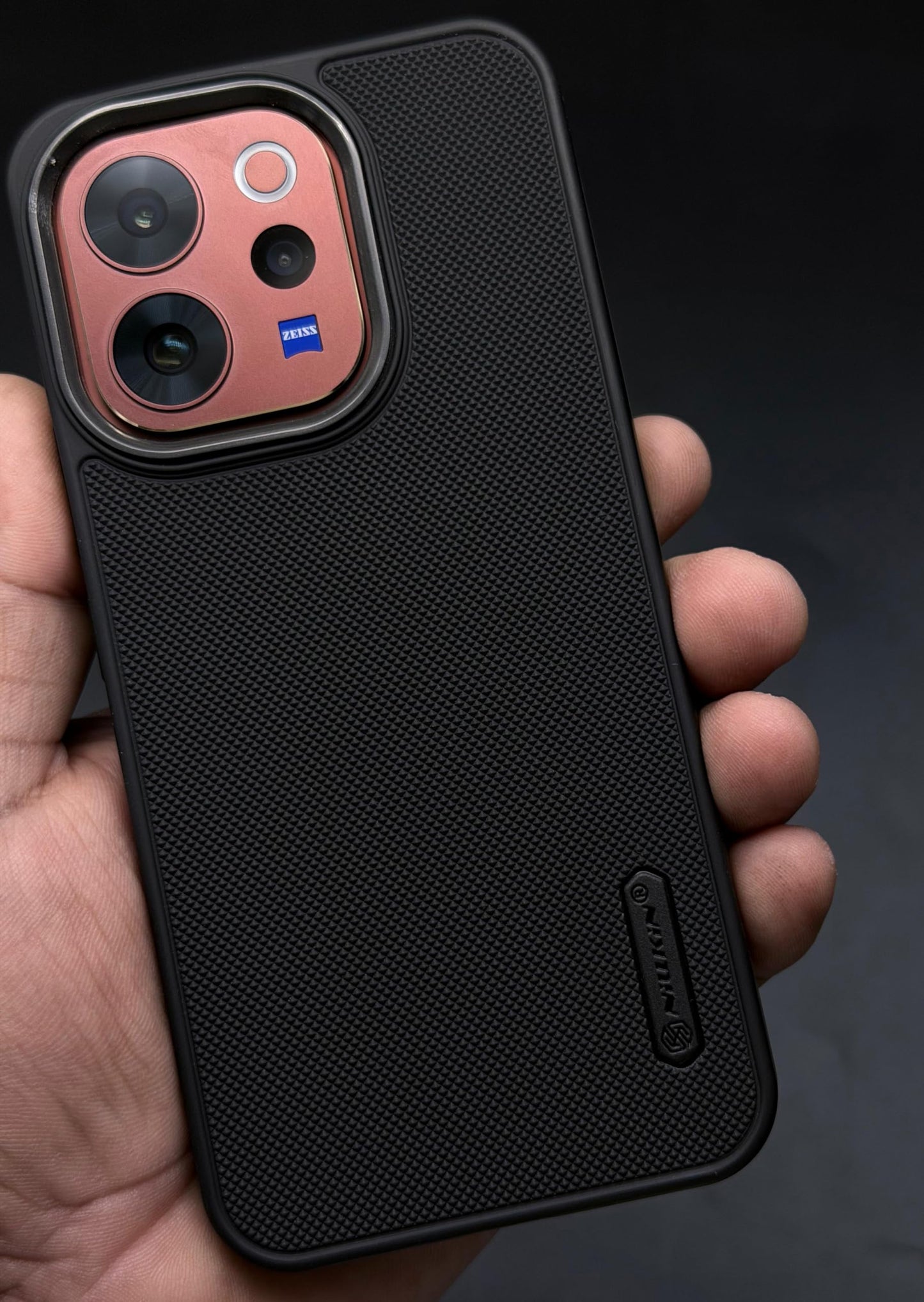 NIUKIN Super Frosted Dotted Case with Camera Ring for Vivo V70