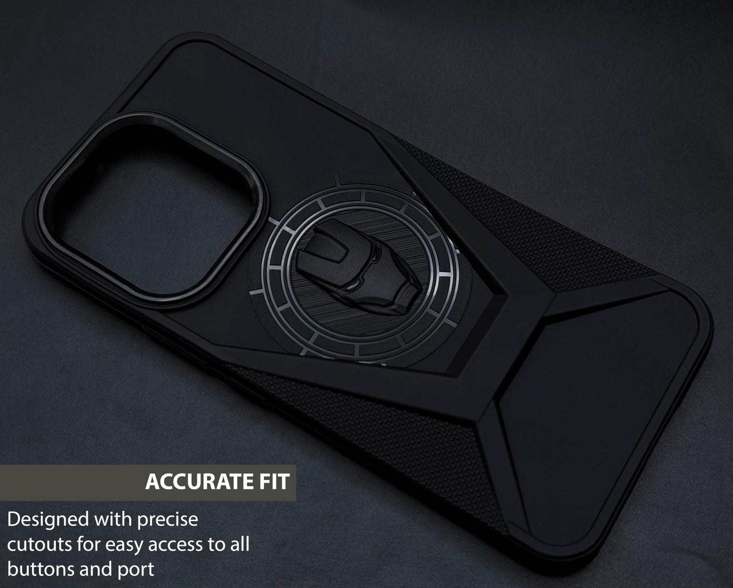 IR Superhero Armor Case with Camera Ring for Vivo 70