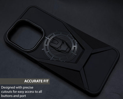 IR Superhero Armor Case with Camera Ring for Vivo 70