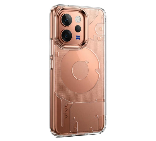 Transparent Kingsbar Case with Camera Ring for Vivo V70