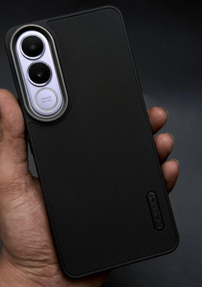 NIUKIN Super Frosted Dotted Case with Camera Ring for Vivo V70 FE