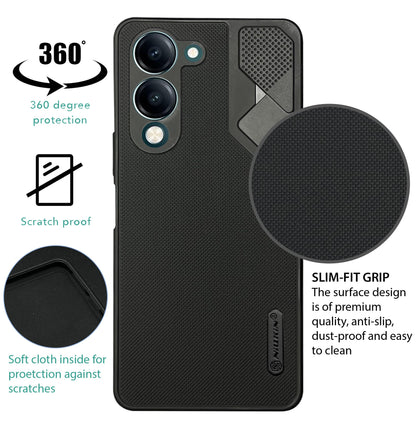 NIUKIN Fancy Super Frosted Dotted Case for Vivo Y19