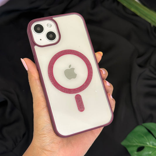 Transparent Anti Yellow Magsafe Case for iPhone 12