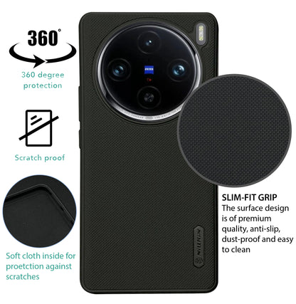 NIUKIN Super Frosted Dotted Case for Vivo X100