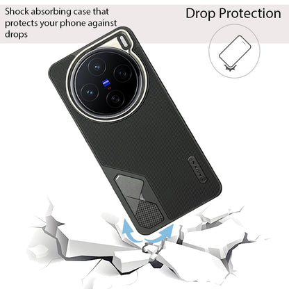 NIUKIN Fancy Super Frosted Dotted Case with Camera Ring for Vivo X200