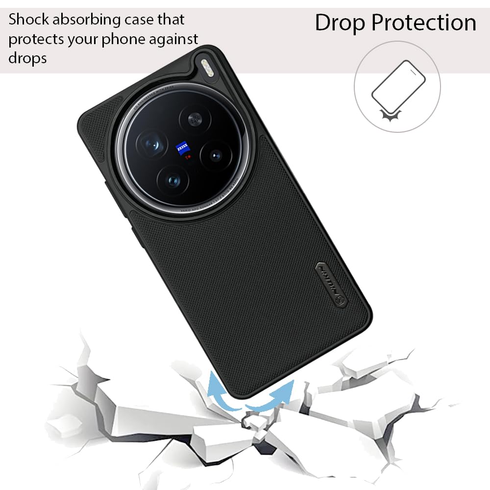 NIUKIN Super Frosted Dotted Case for Vivo X200 Pro