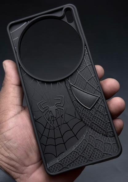 Sp Superhero Web Case with Metallic Camera Ring for Vivo X200 Pro(5G)