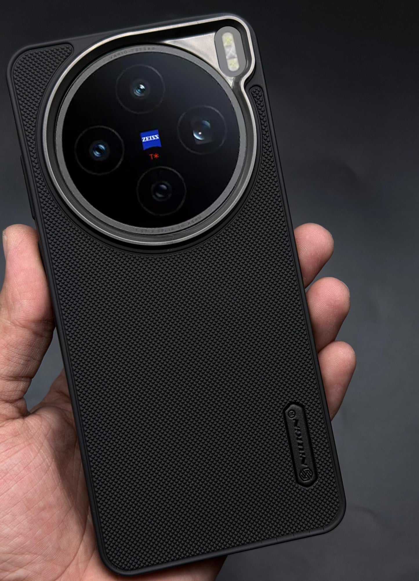NIUKIN Super Frosted Dotted Case with Camera Ring for Vivo X200T