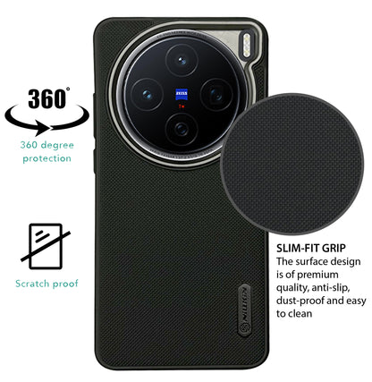 NIUKIN Super Frosted Dotted Case with Camera Ring for Vivo X200