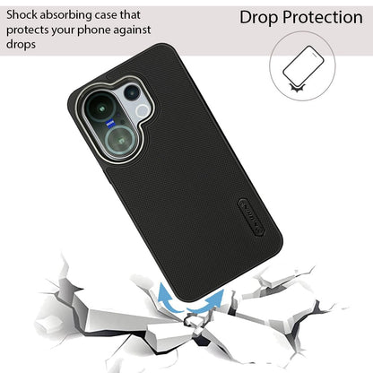 NIUKIN Super Frosted Dotted Case with Camera Ring for Vivo X200 FE