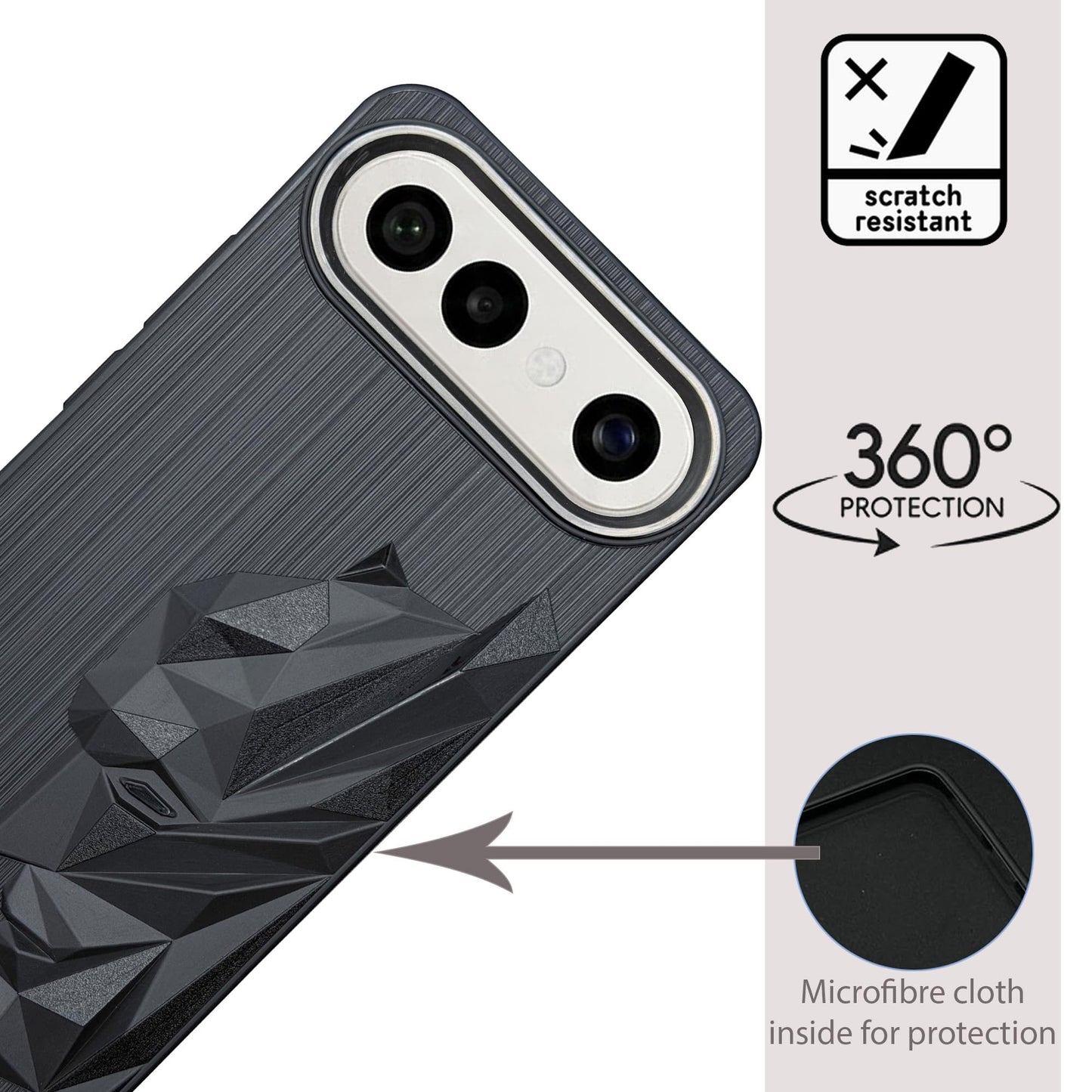 Bt Superhero Case with Camera Ring for Vivo X300 FE