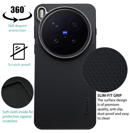 Niukin Grip Guard Back Case with Camera Ring for Vivo X300 Pro