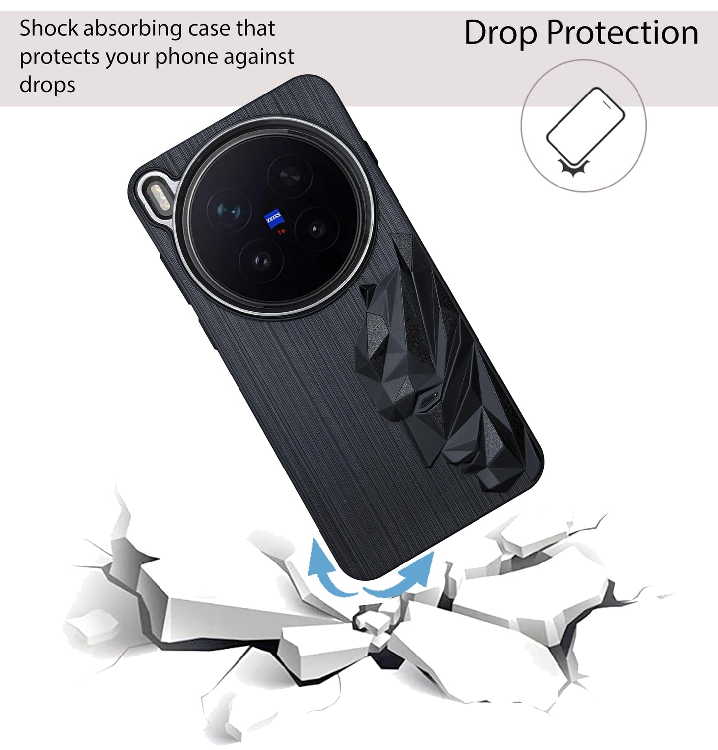 Bt Superhero Case with Camera Ring for Vivo X300 Pro