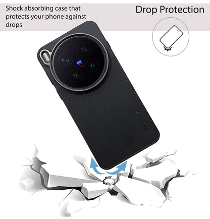 Niukin Grip Guard Back Case with Camera Ring for Vivo X300 Pro