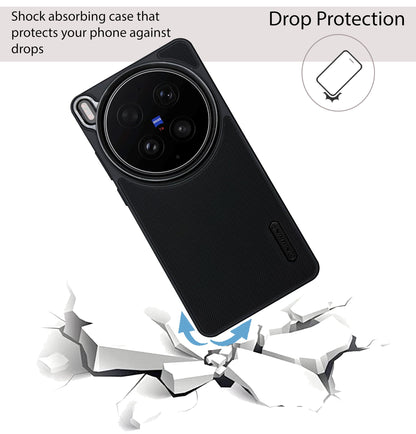 NIUKIN Super Frosted Dotted Case with Camera Ring for Vivo X300 Ultra