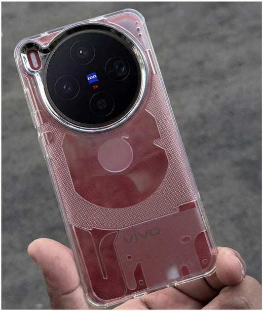Transparent Kingsbar Case with Camera Ring for Vivo X300