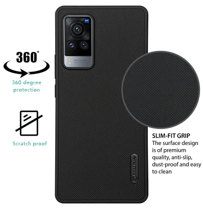 NIUKIN Super Frosted Dotted Case for Vivo X60 Pro