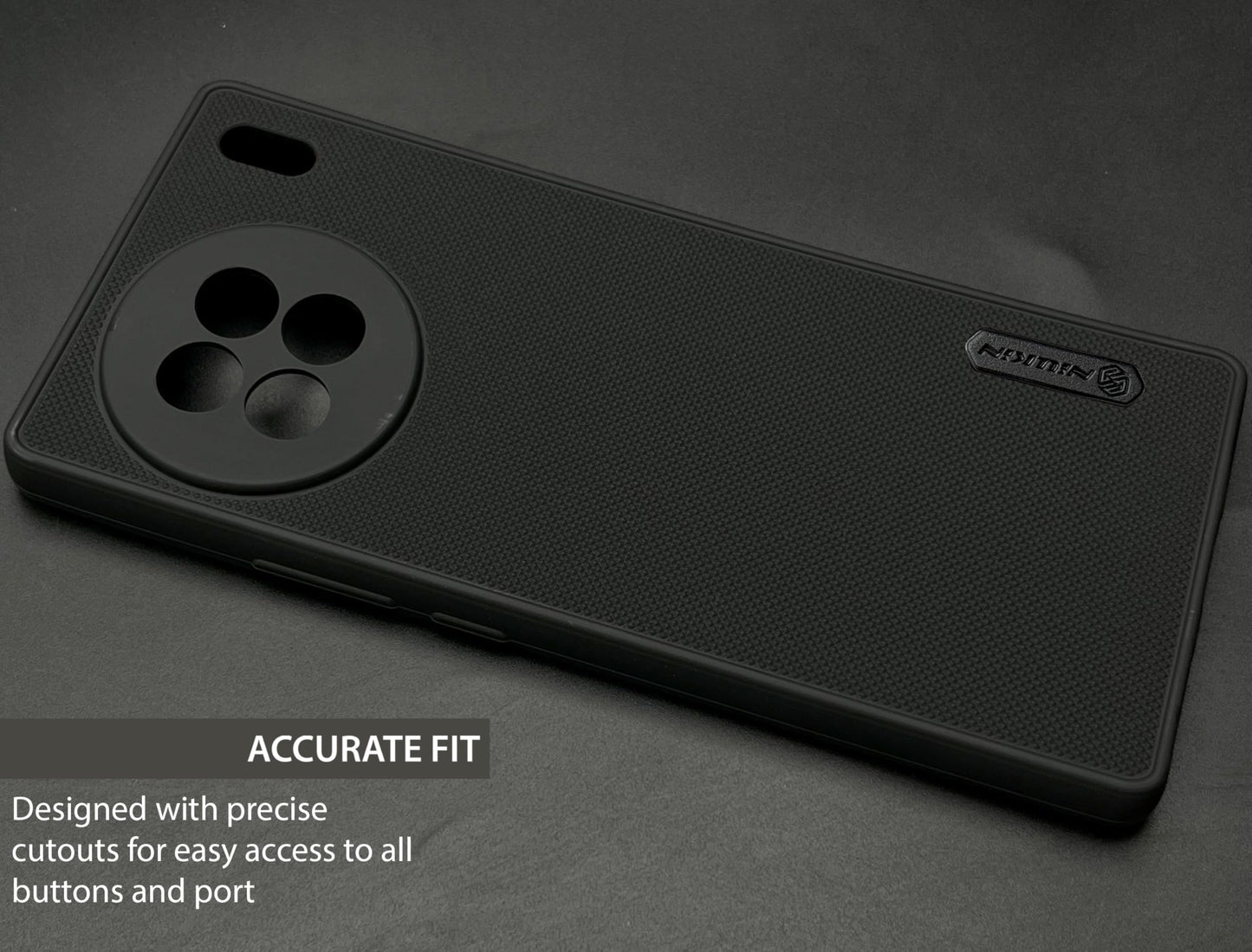 NIUKIN Super Frosted Dotted Case for Vivo X90 Pro