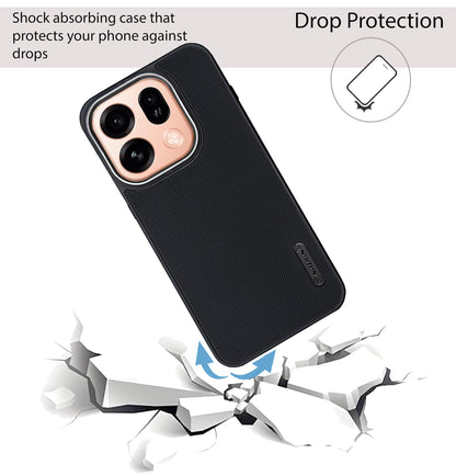 NIUKIN Super Frosted Dotted Case with Camera Ring for Oppo Find X9s