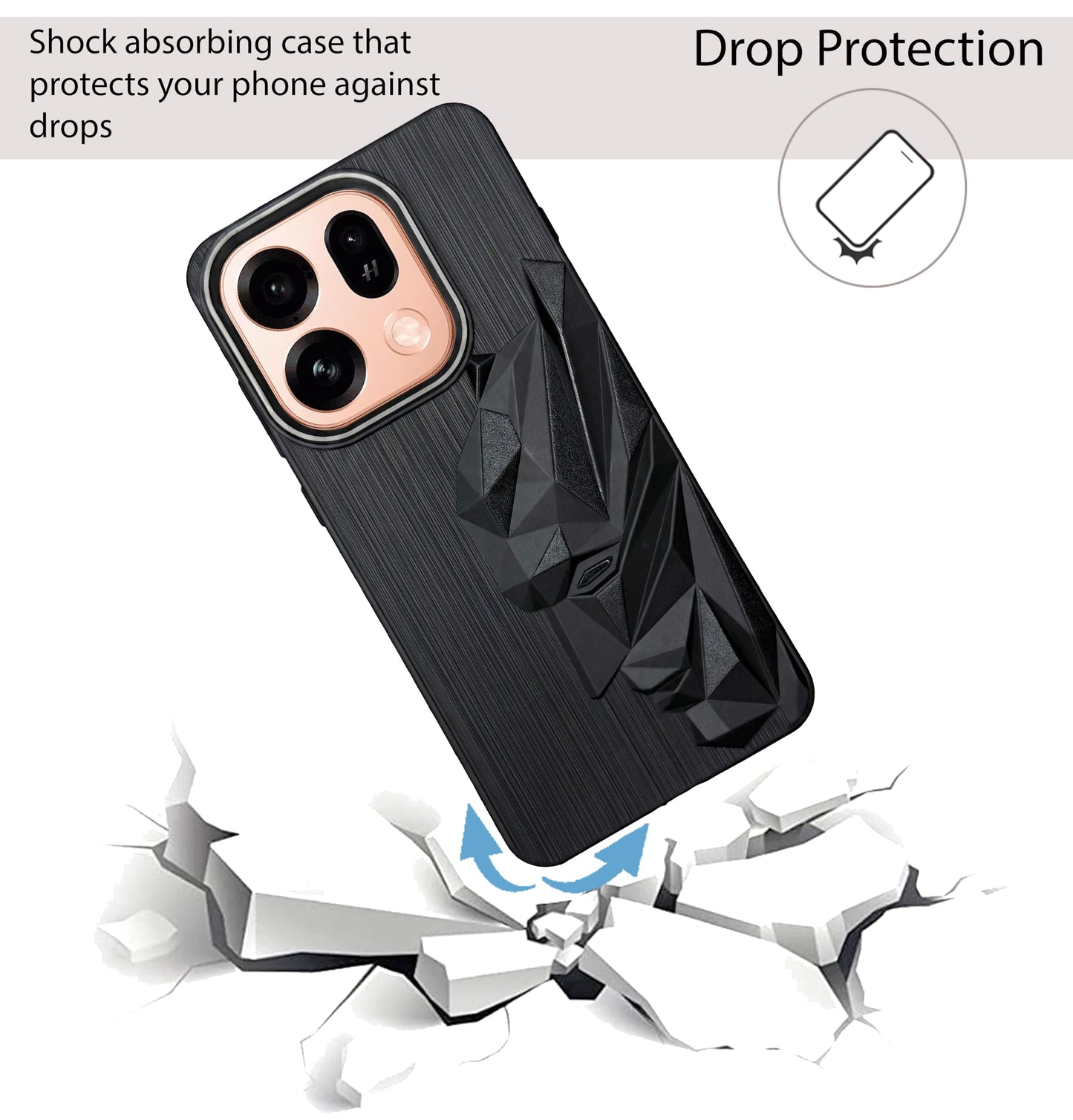 Bt Superhero Case with Camera Ring for Oppo Find X9s