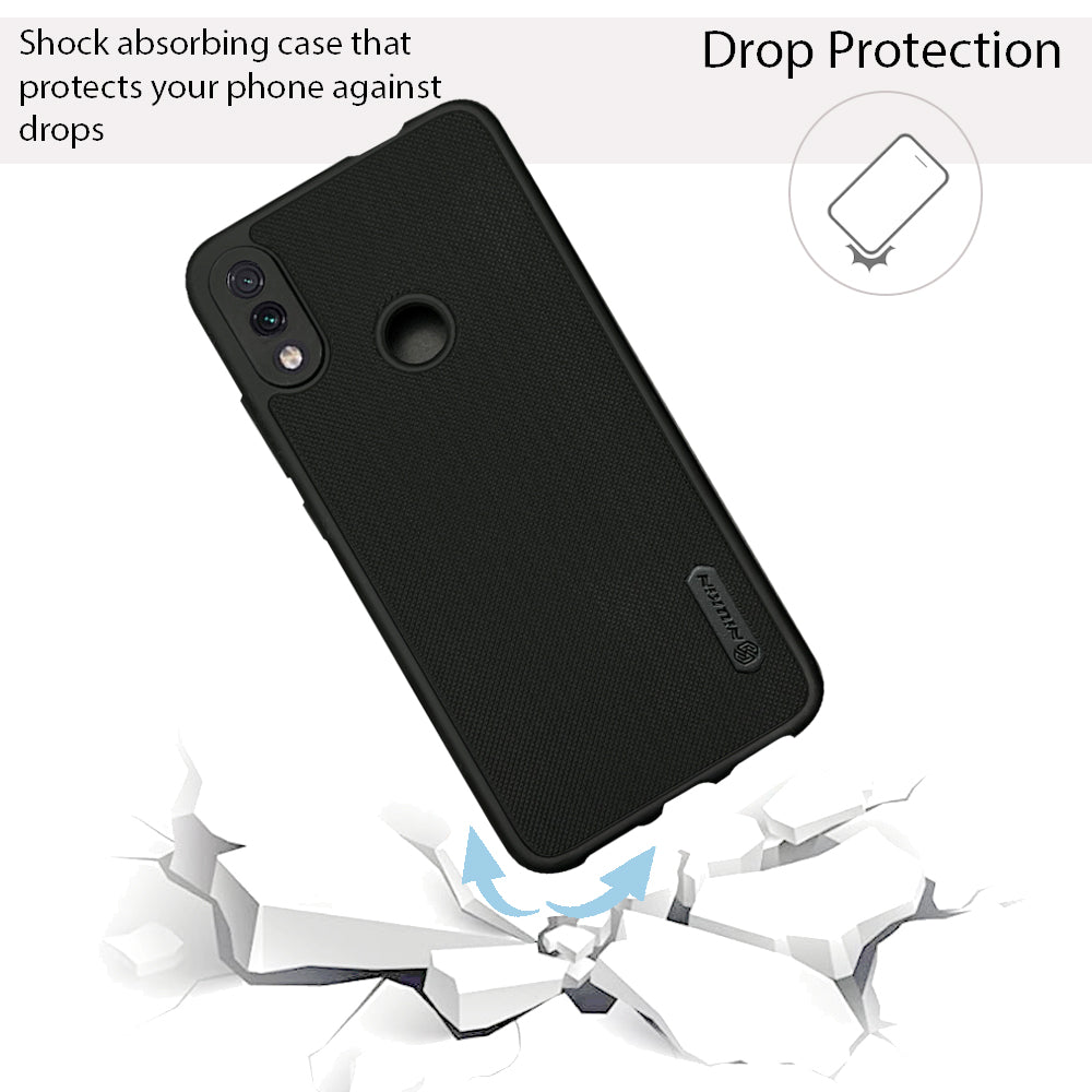 NIUKIN Super Frosted Dotted Case for Xiaomi Note 7 Pro