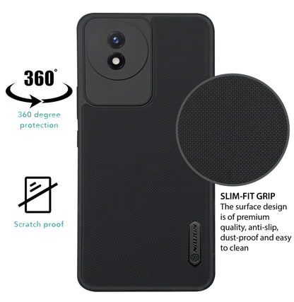 NIUKIN Super Frosted Dotted Case for Vivo Y02