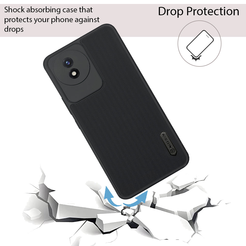 NIUKIN Super Frosted Dotted Case for Vivo Y02