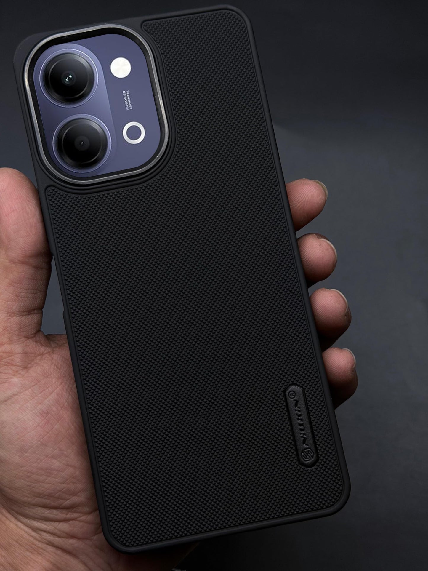 NIUKIN Super Frosted Dotted Case with Camera Ring for Vivo Y05(2026)