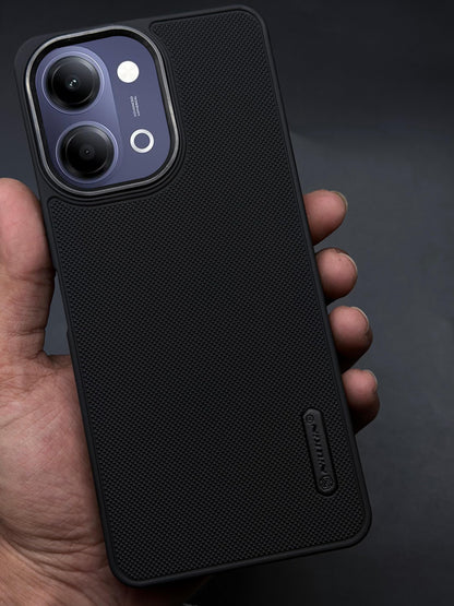 NIUKIN Super Frosted Dotted Case with Camera Ring for Vivo Y05(2026)