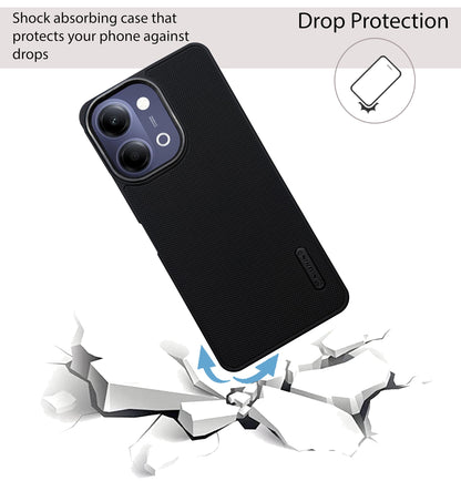 NIUKIN Super Frosted Dotted Case with Camera Ring for Vivo Y05(2026)