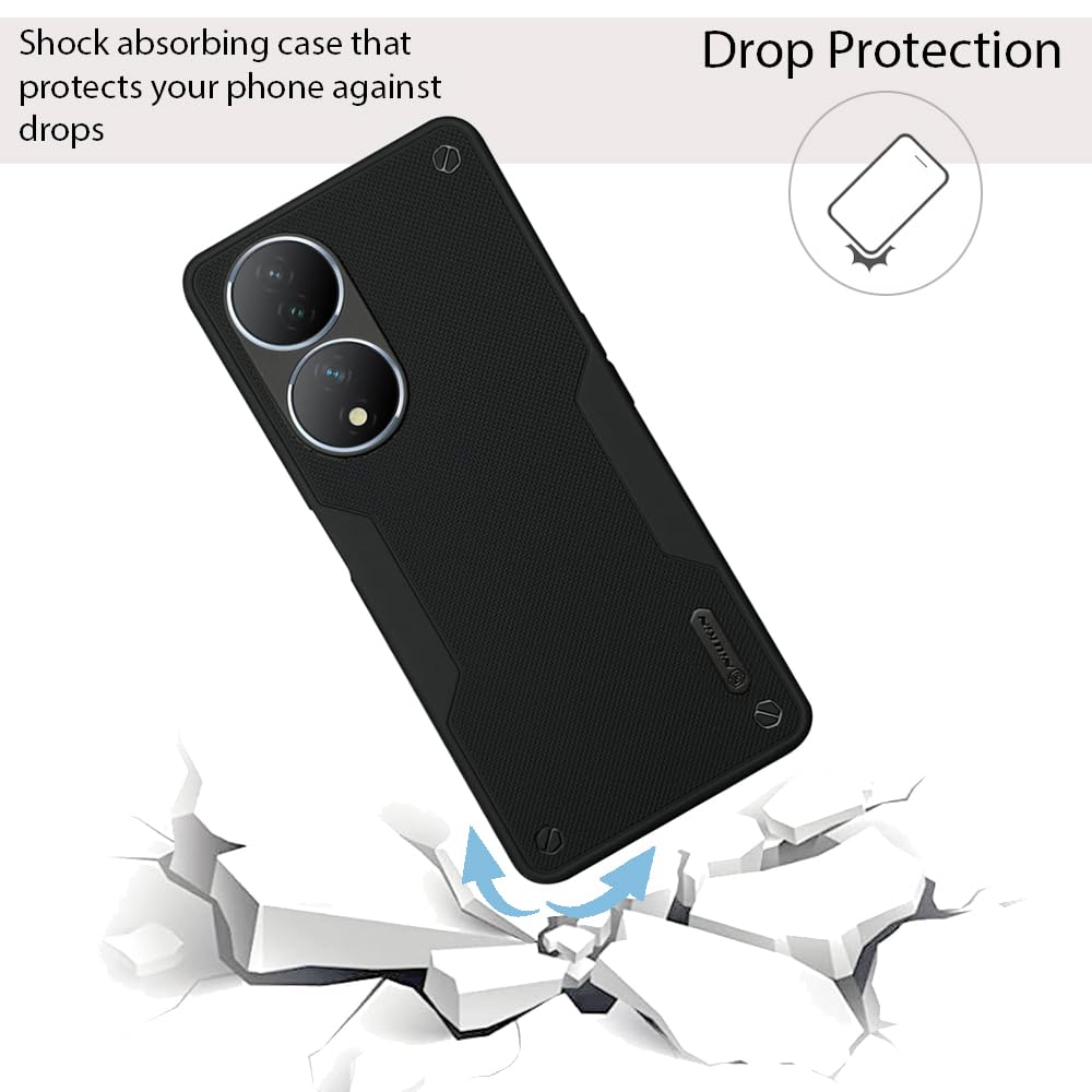 NIUKIN Super Frosted Pro Shield Dotted Case for Vivo T2 5G