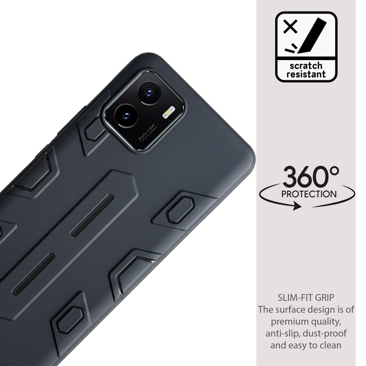 NIUKIN Armor Case for Vivo Y01
