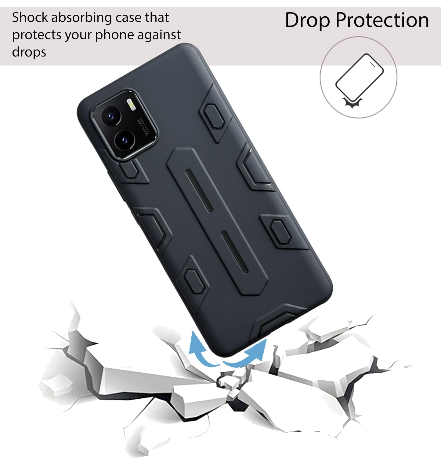 NIUKIN Armor Case for Vivo Y01