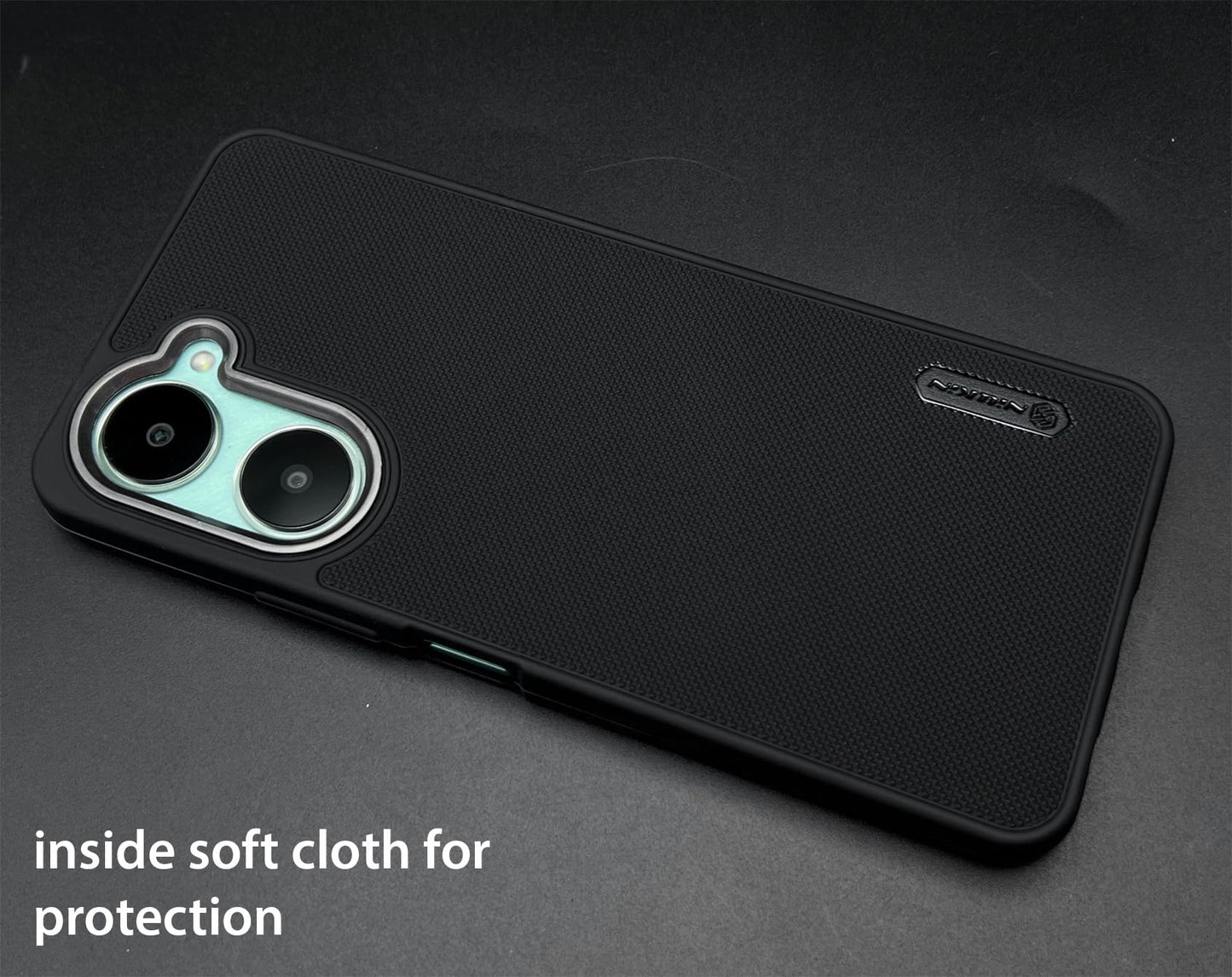 NIUKIN Super Frosted Dotted Case with Camera Ring for Vivo Y18