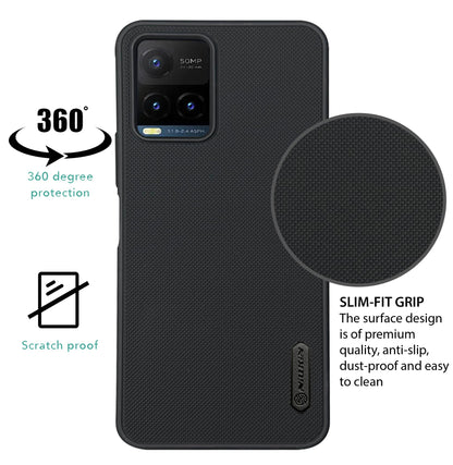 NIUKIN Super Frosted Dotted Case for Vivo Y21 5G