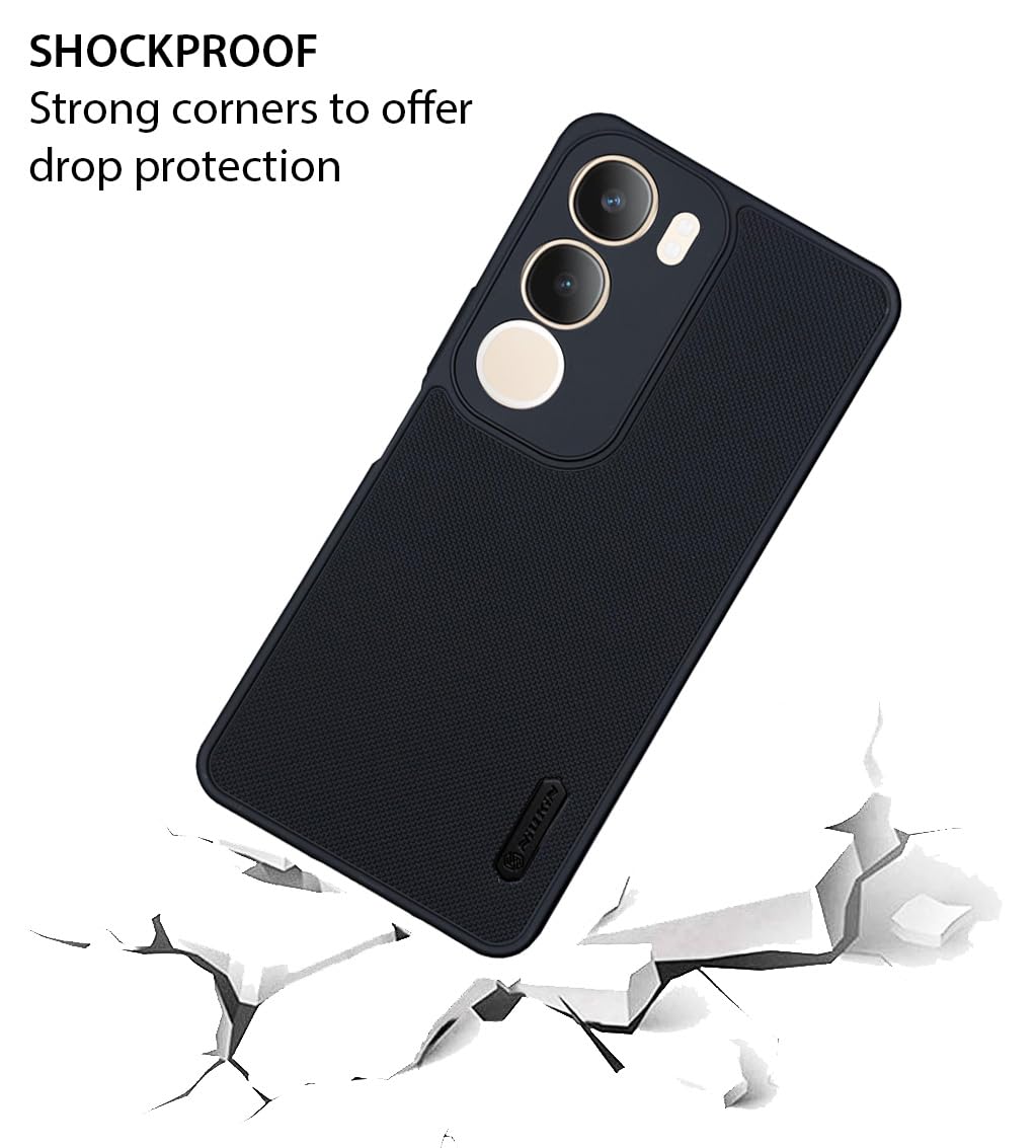 NIUKIN Super Frosted Dotted Case for Vivo Y19s
