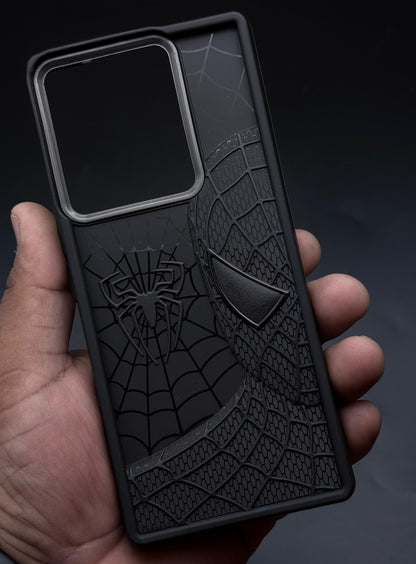 Sp Superhero Web Case with Metallic Camera Ring for Vivo Y200 Pro(5G)