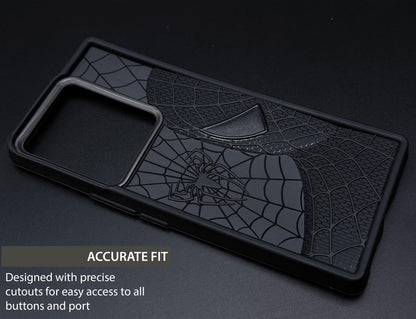 Sp Superhero Web Case with Metallic Camera Ring for Vivo Y200 Pro(5G)