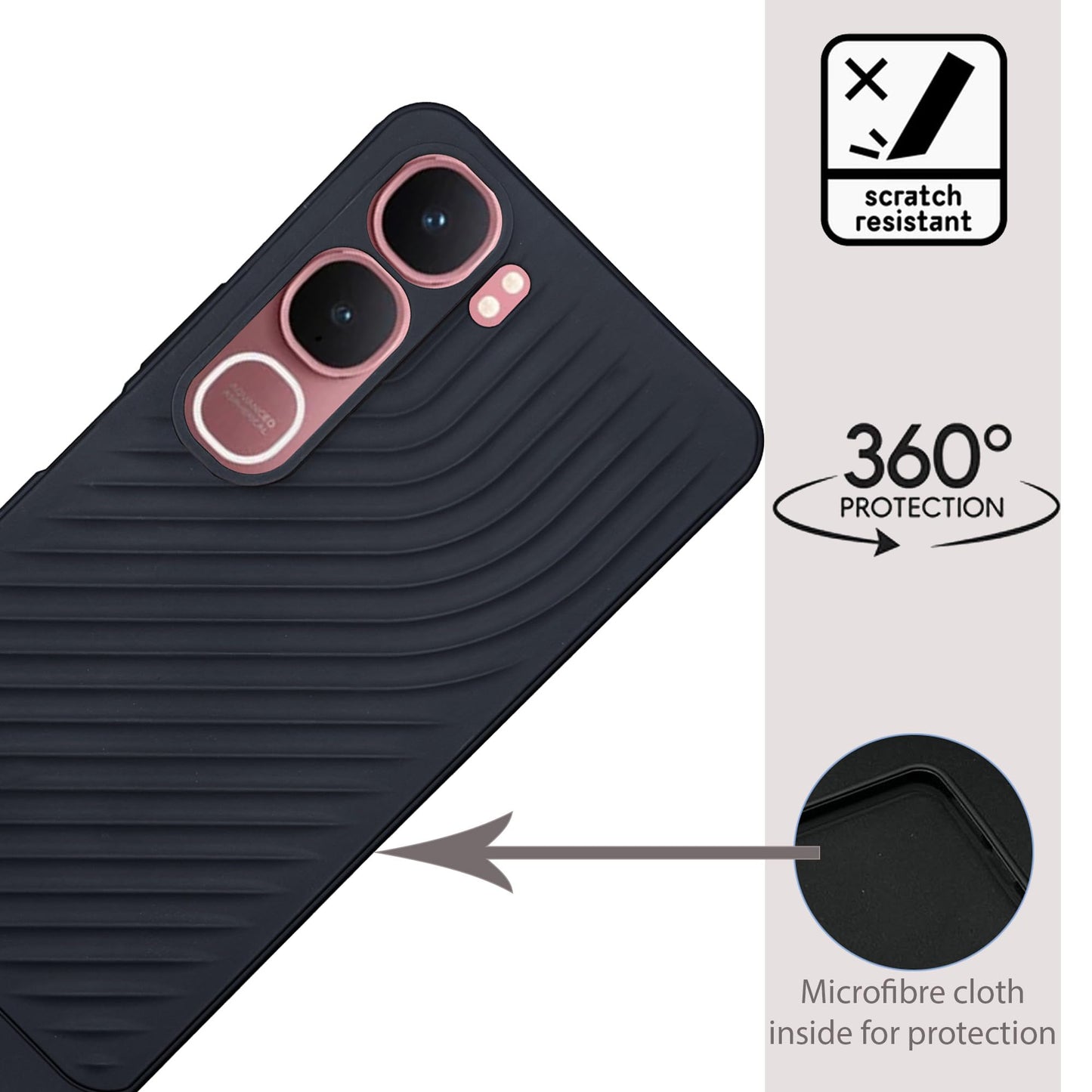 Ripple Wave Case for Vivo Y31 5G