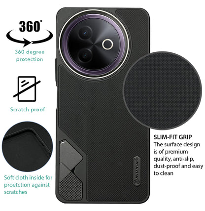 NIUKIN Fancy Super Frosted Dotted Case with Camera Ring for Vivo Y39