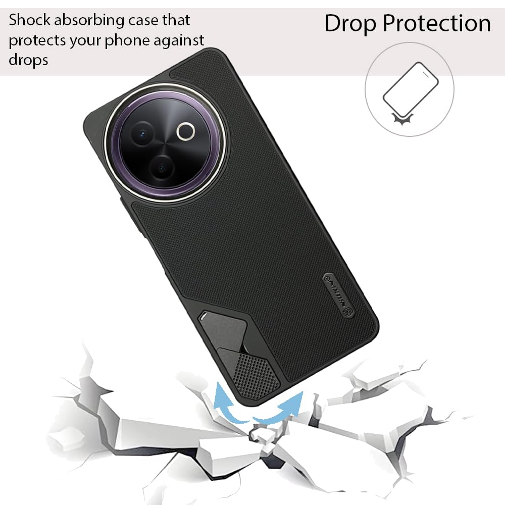 NIUKIN Fancy Super Frosted Dotted Case with Camera Ring for Vivo Y39