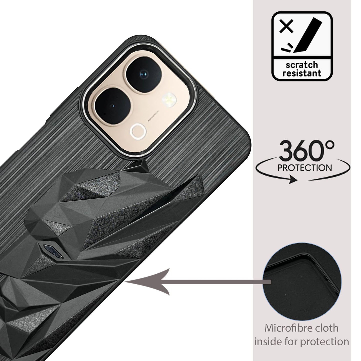Bt Superhero Case with Camera Ring for Vivo Y51 Pro