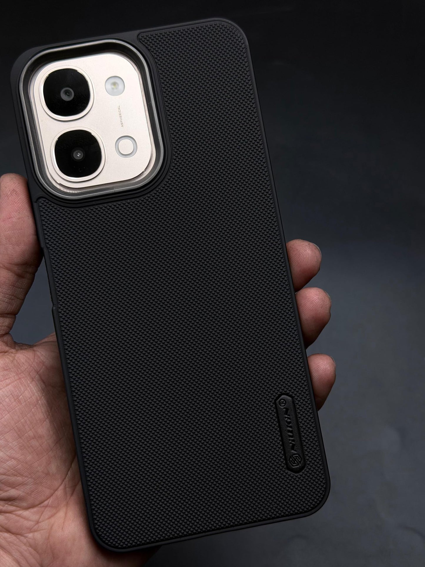 NIUKIN Super Frosted Dotted Case with Camera Ring for Vivo Y51 Pro