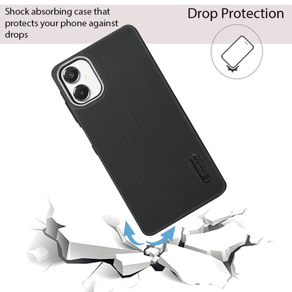 NIUKIN Super Frosted Dotted Case with Camera Ring for Samsung A06 5G