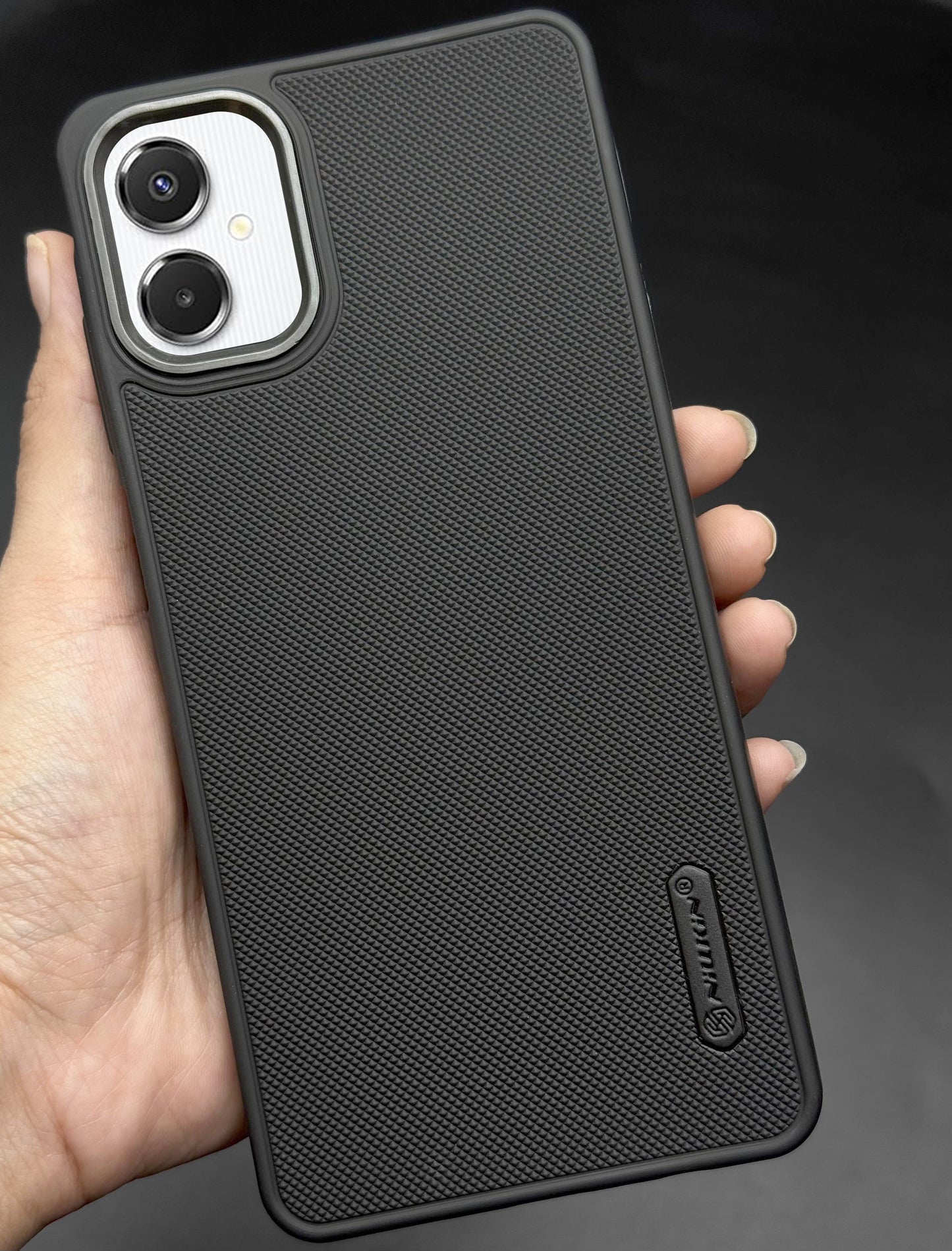 NIUKIN Super Frosted Dotted Case with Camera Ring for Samsung A06 5G
