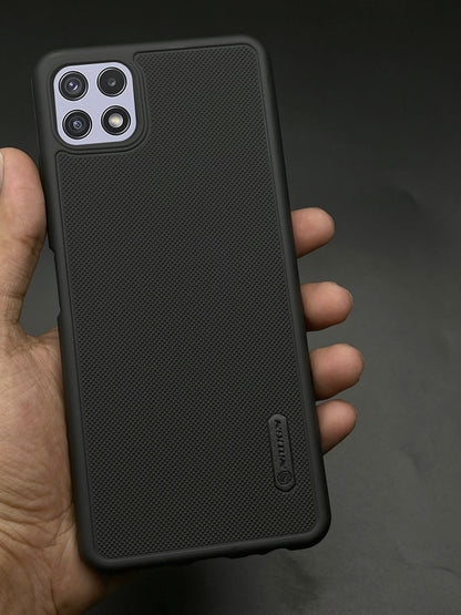 NIUKIN Super Frosted Dotted Case for Samsung A22 5G
