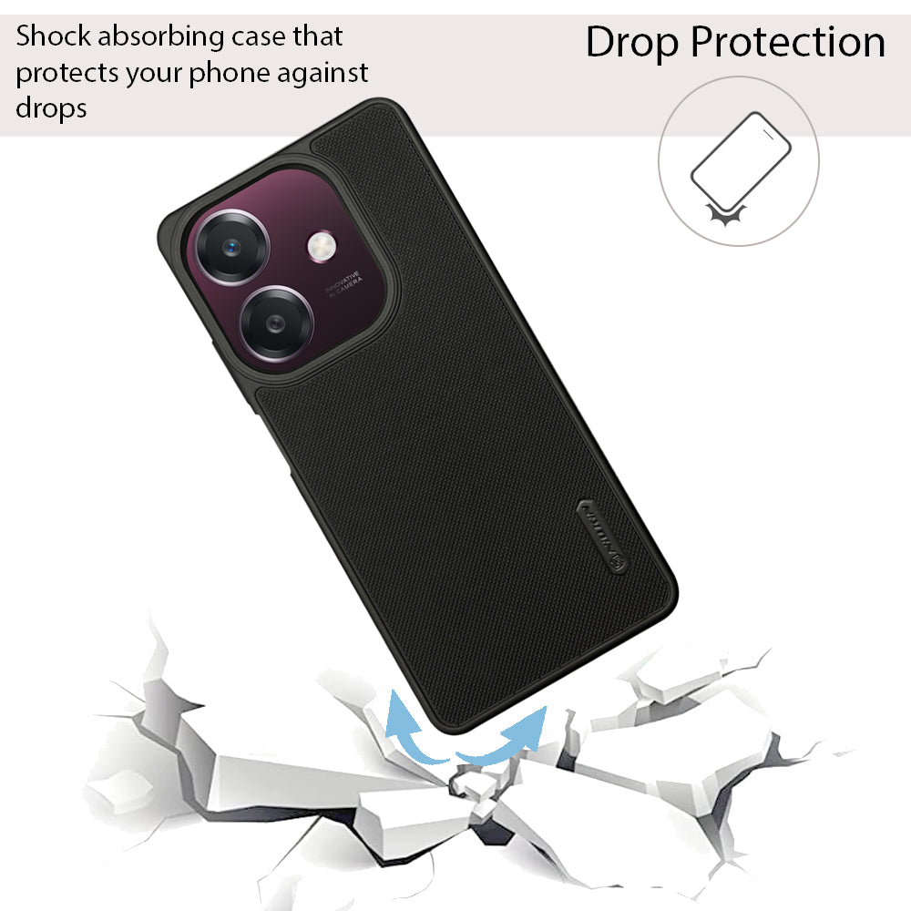 NIUKIN Super Frosted Dotted Case for Oppo A3x
